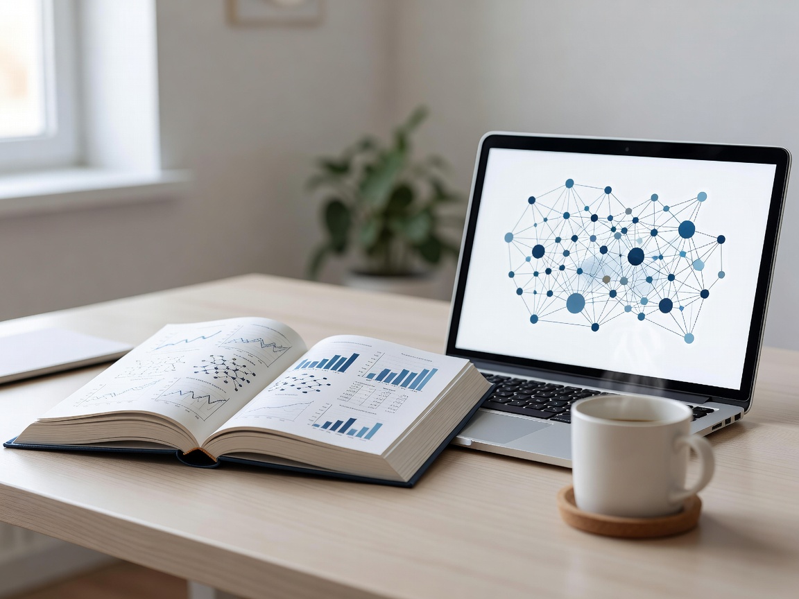 Open Book and Laptop Illustrating Scientific Consensus Search